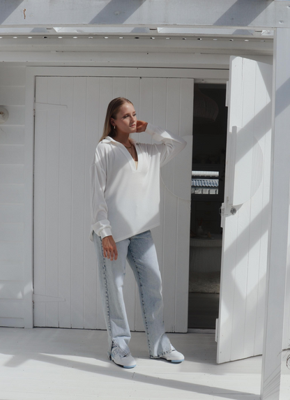 Beverley Pullover - white