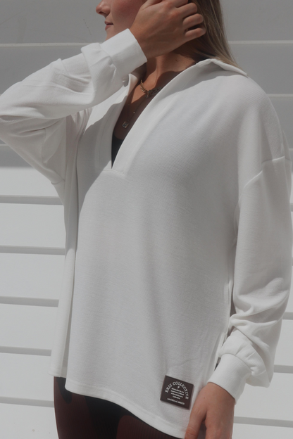 Beverley Pullover - white