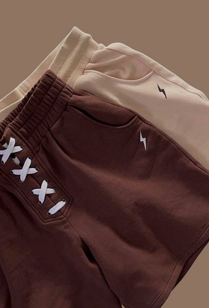 The Malia Set - Chocolate (Sweat short)