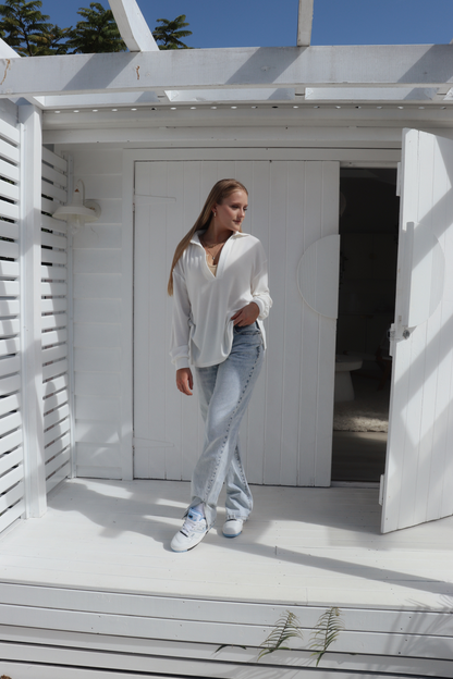 Beverley Pullover - white