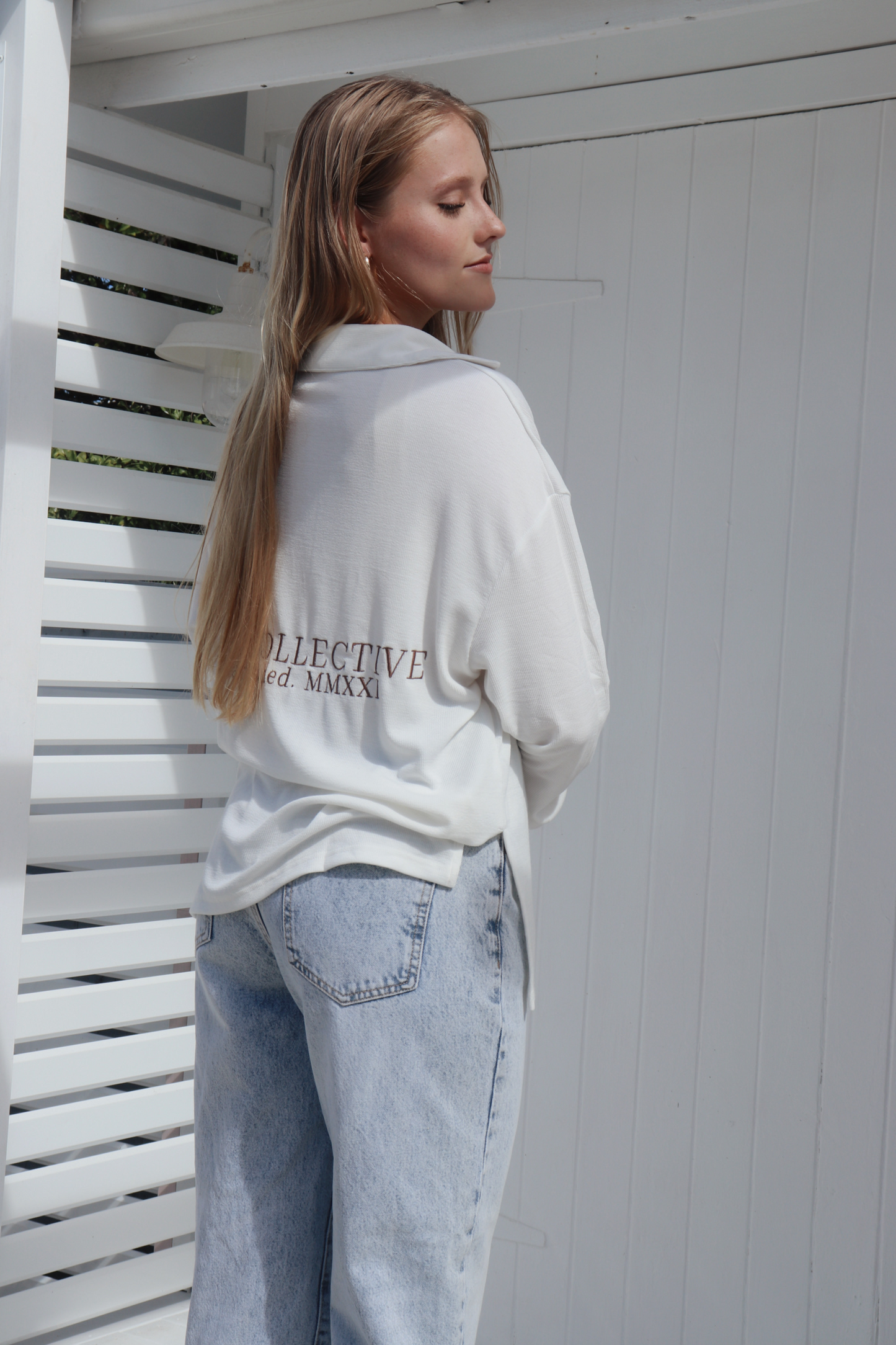 Beverley Pullover - white
