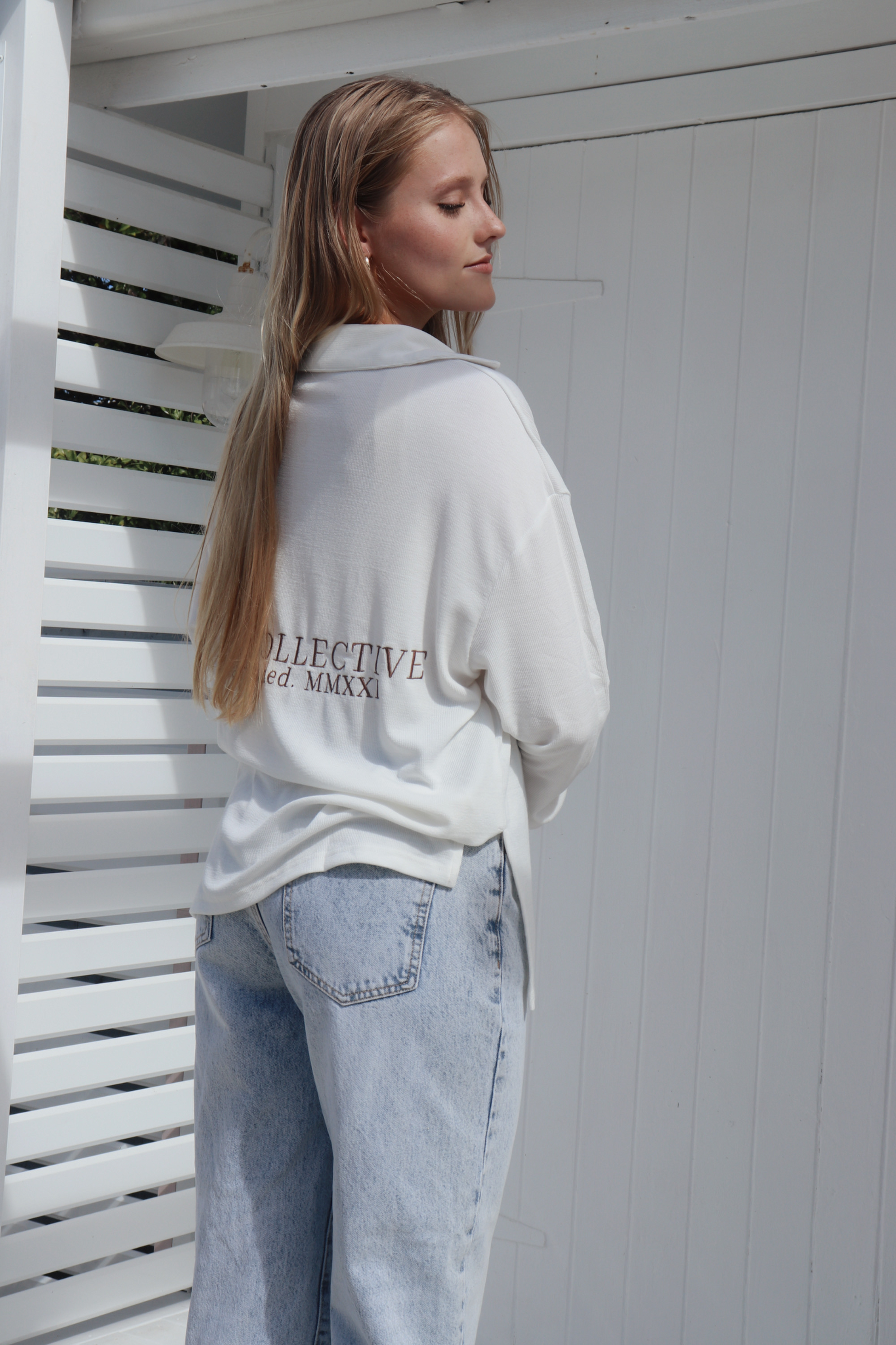 Beverley Pullover - white